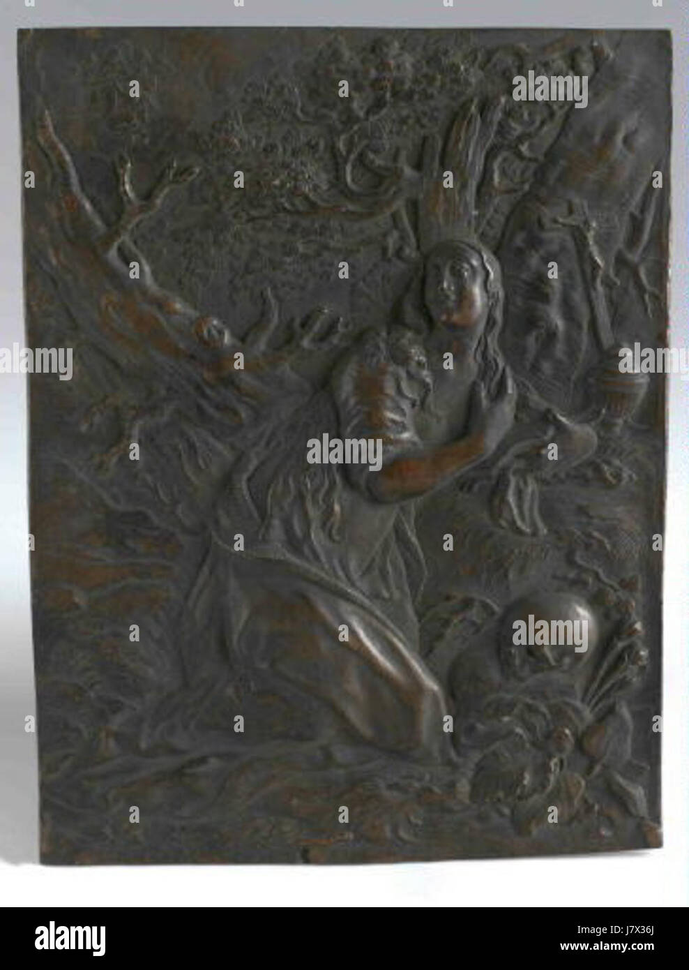 Kajici se sv. Mari Magdalena" si traduce in "il Lament di Santa Maria Maddalena". Questo pezzo raffigura il dolore emotivo e la devozione di Santa Maria Maddalena, spesso ritratta nell'arte religiosa durante il periodo barocco. Foto Stock