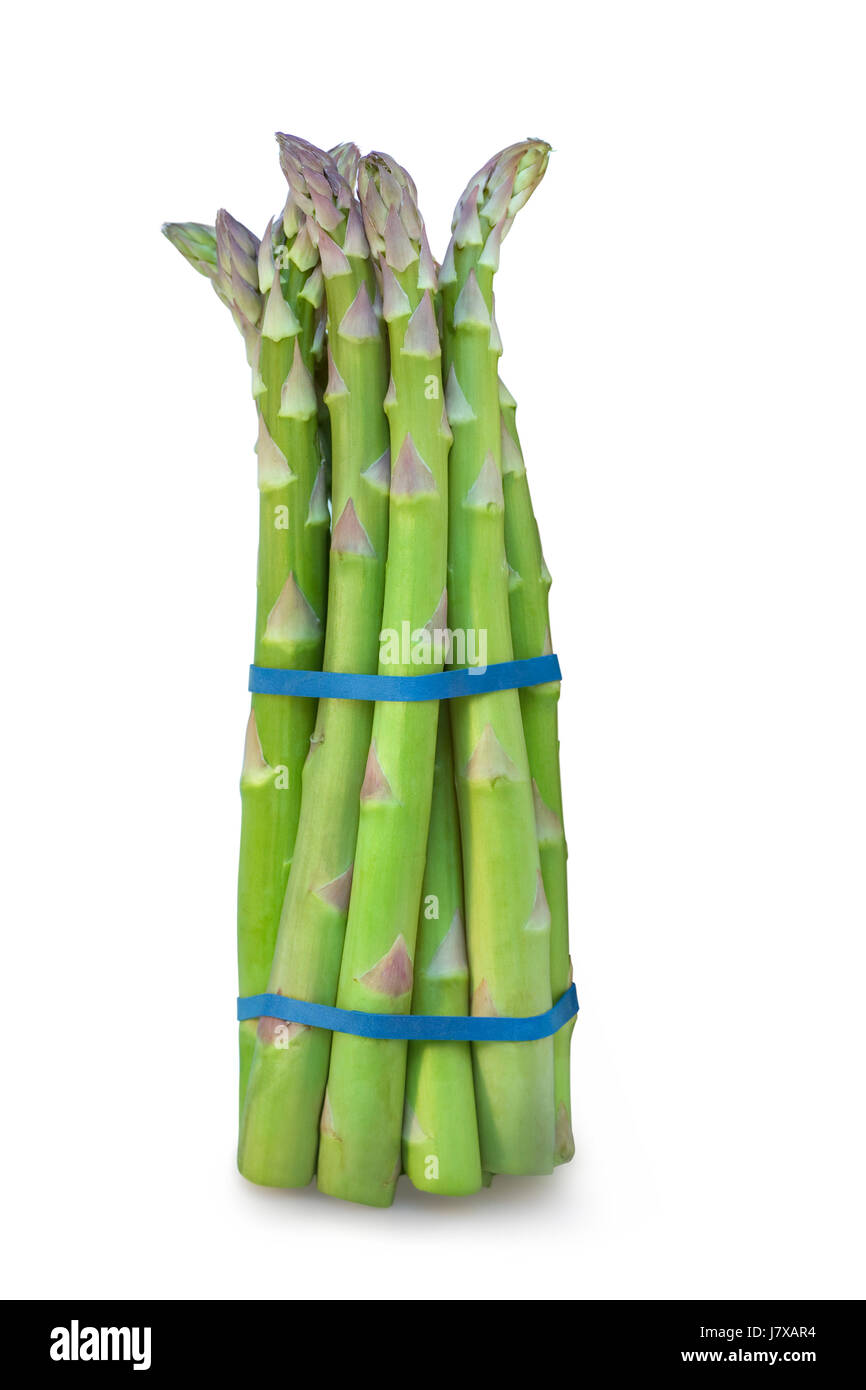 Freschezza asparagi vegetale campionato italiano francese oltre extra verde isolata Foto Stock