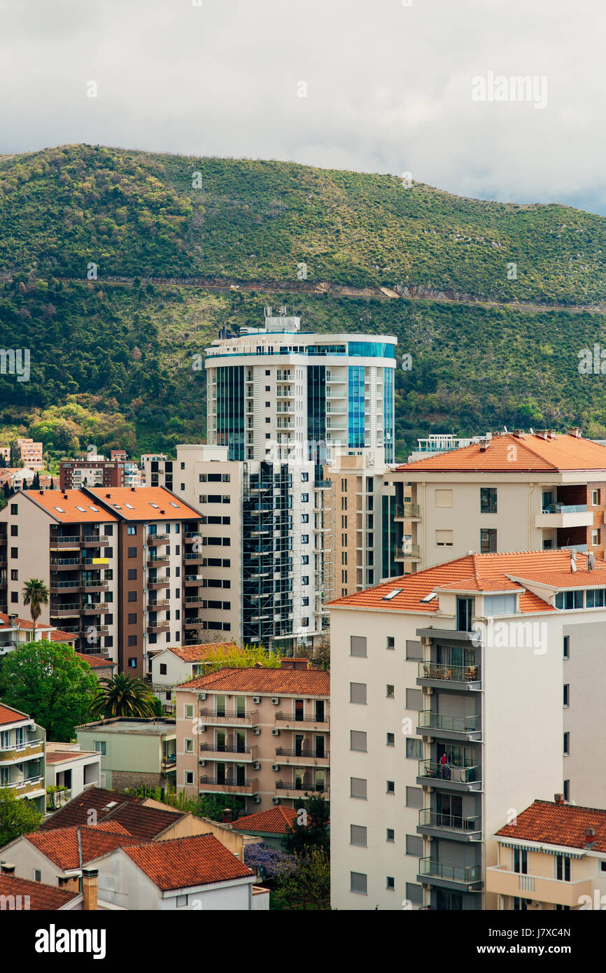 Hotel Tre Canne sulla costa di Budva Foto Stock