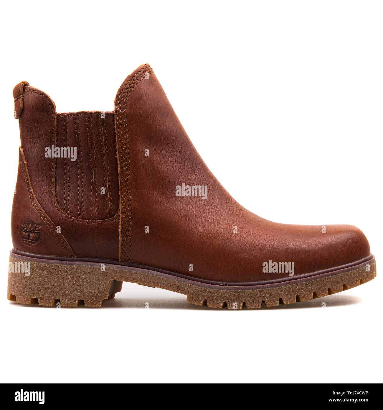 Timberland Lyonsdale Chelsea Brown donna scarpe di cuoio - UN11Vy Foto Stock