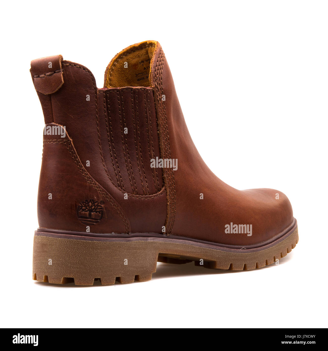 Timberland Lyonsdale Chelsea Brown donna scarpe di cuoio - UN11Vy Foto Stock