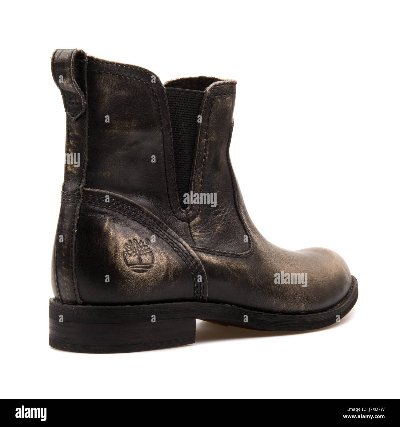 Timberland Savin Hill Chelsea grigio Donna Stivali in pelle - A1212 Foto Stock