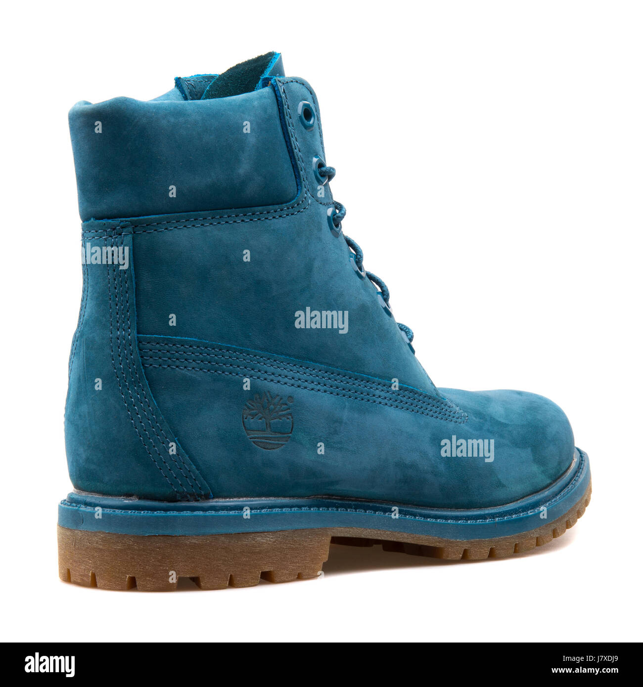 Timberland AF 6 pollici Premium donna in pelle blu Mono Lace Up Boots -  UN12ND Foto stock - Alamy