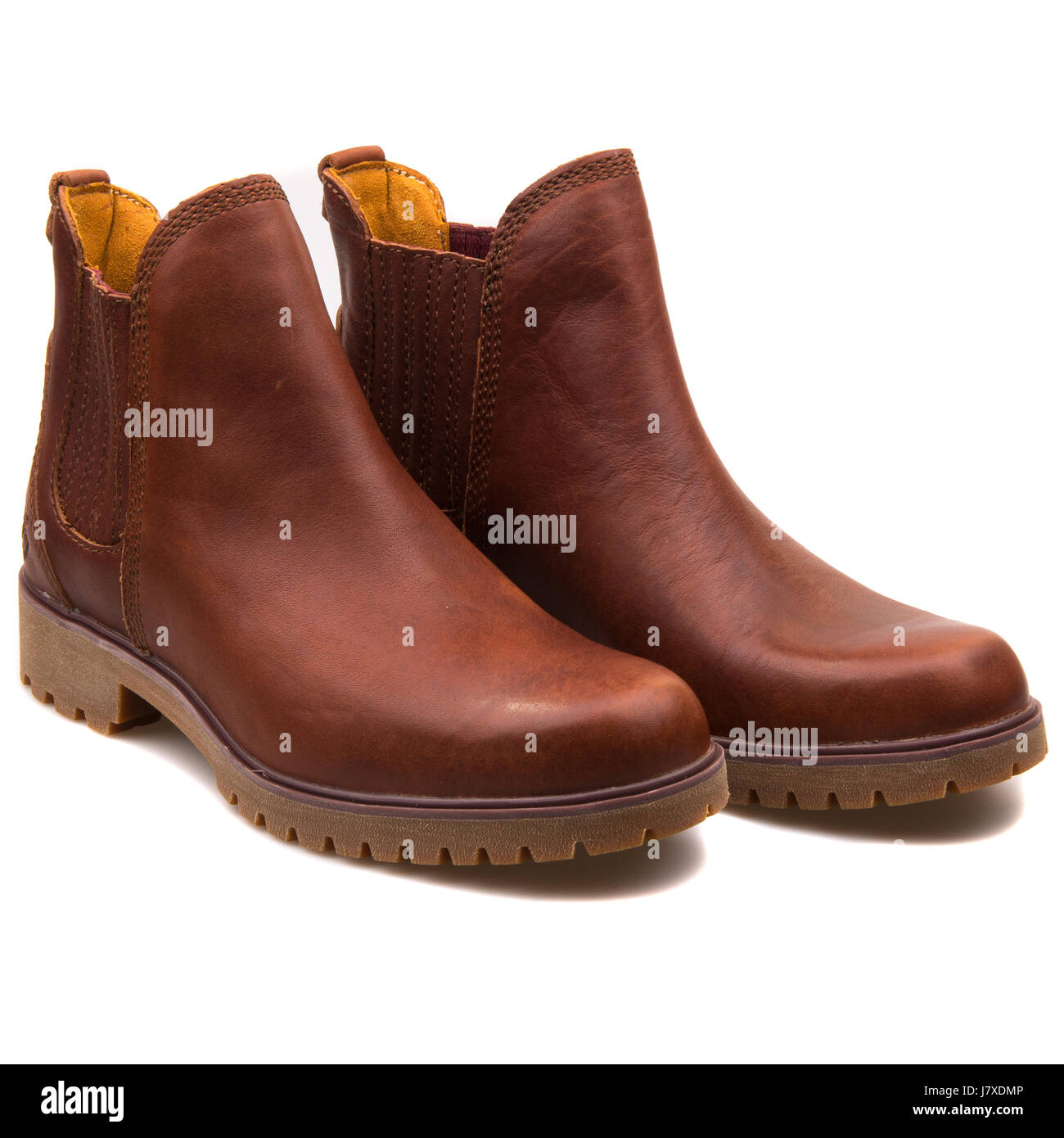 Timberland Lyonsdale Chelsea Brown donna scarpe di cuoio - UN11Vy Foto Stock