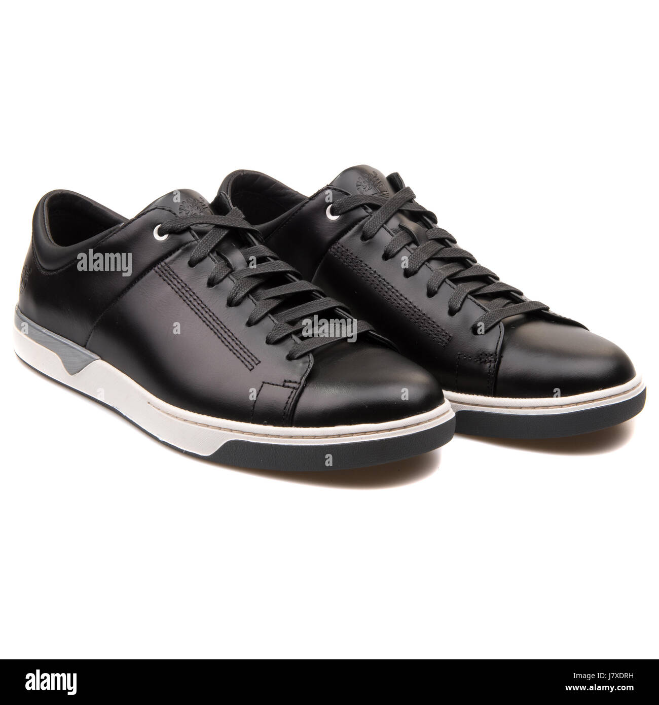 Timberland Oxford in pelle nero scarpe uomo - un12U9 Foto stock - Alamy