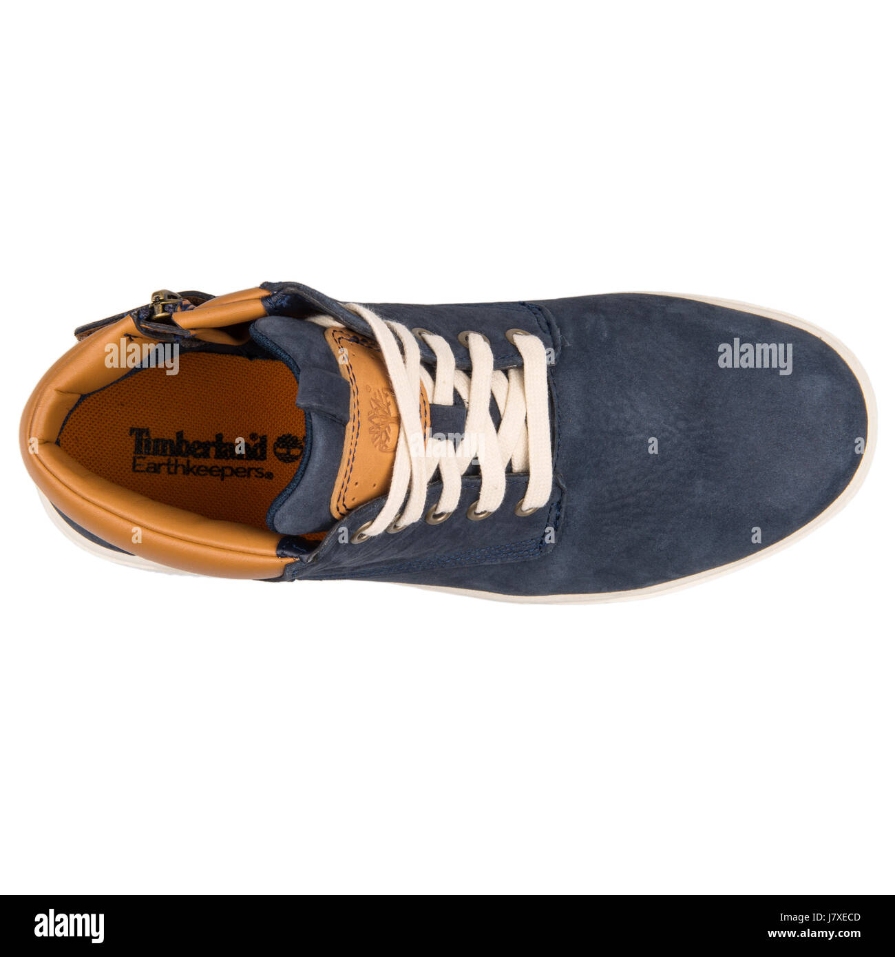 Timberland Earthkeepers EK Groveton Chukka pelle Junior la Blu Navy scarpe - 6093B Foto Stock