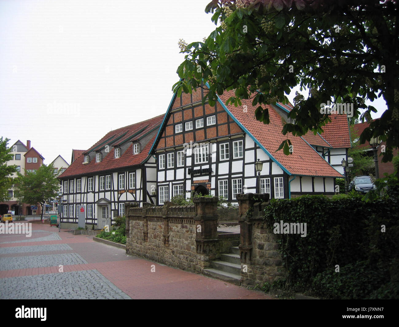 Questo titolo si riferisce a un evento o a un'immagine registrata a Vlotho l'11 maggio 2010. Potrebbe riferirsi a uno specifico evento locale o regionale nella città di Vlotho, in Germania. Foto Stock
