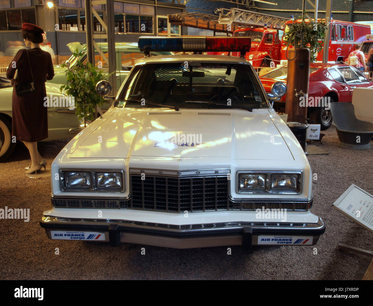 L'auto della polizia Dodge Diplomat del 1981, utilizzata dall'ufficio di Sheriffâ a Lafayette, Louisiana, mostra il tipico veicolo delle forze dell'ordine dei primi anni '1980 Noto per la sua affidabilità e durata, il Diplomat era un modello chiave nelle flotte delle forze dell'ordine durante l'epoca. Foto Stock