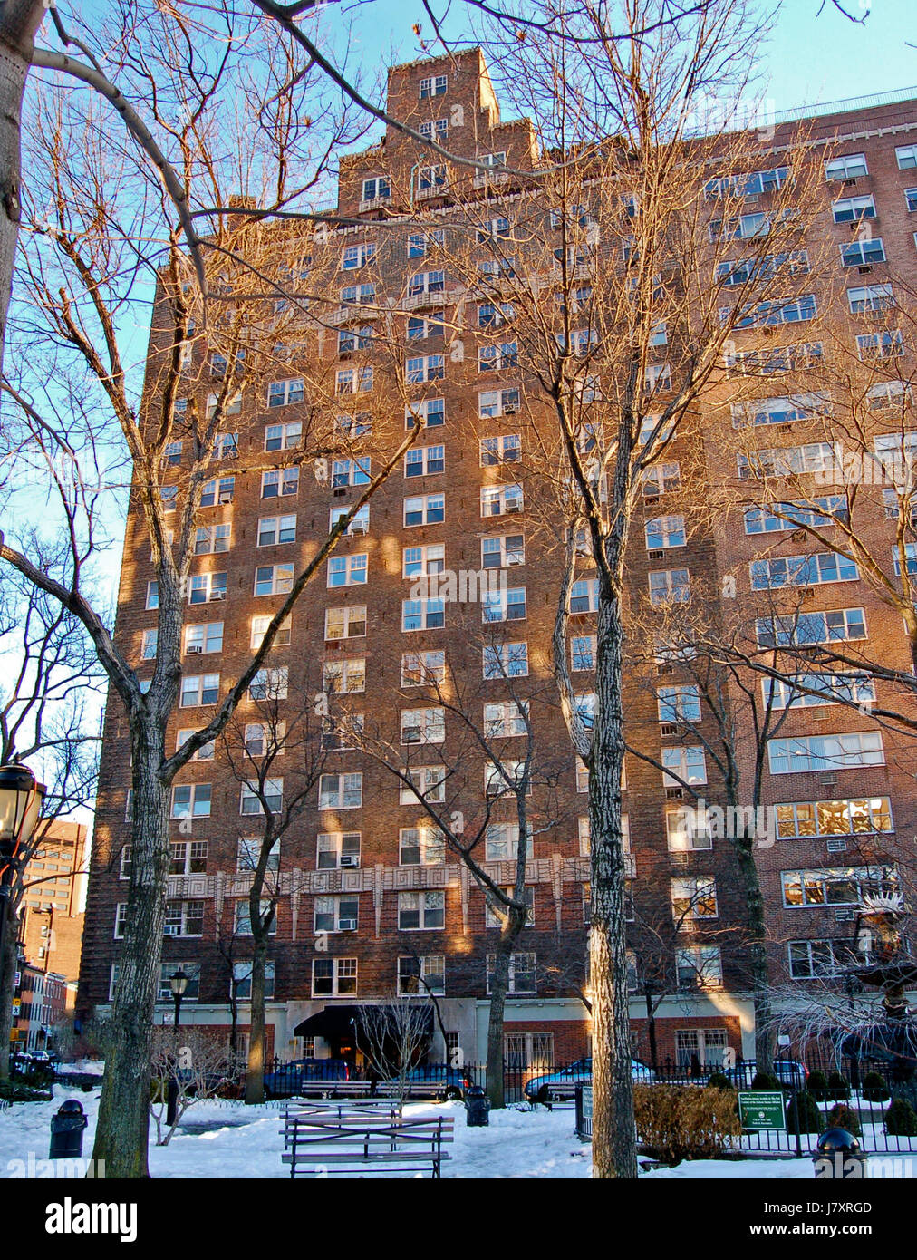 Immagine intitolata "2 Horatio Street New York City RT". È necessario un ulteriore contesto per fornire una descrizione dettagliata. Foto Stock