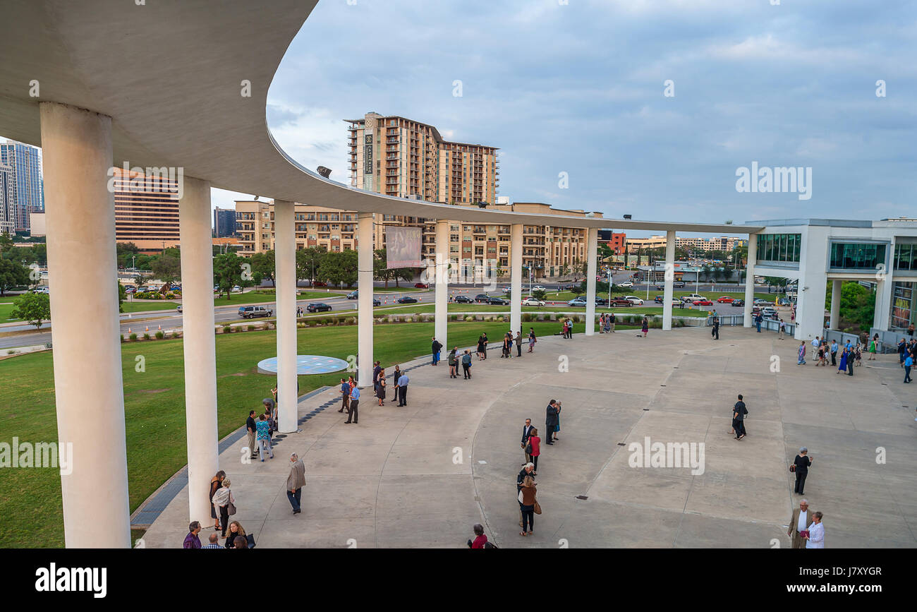 Austin, Texas, Maggio 2017: una vista del lungo il centro città Terrazza prima sinfonia Foto Stock