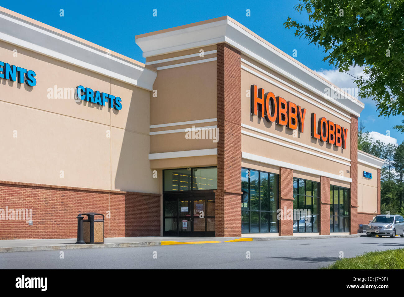 Hobby Lobby e negozio di artigianato in Lawrenceville, Georgia (Metro Atlanta). Foto Stock