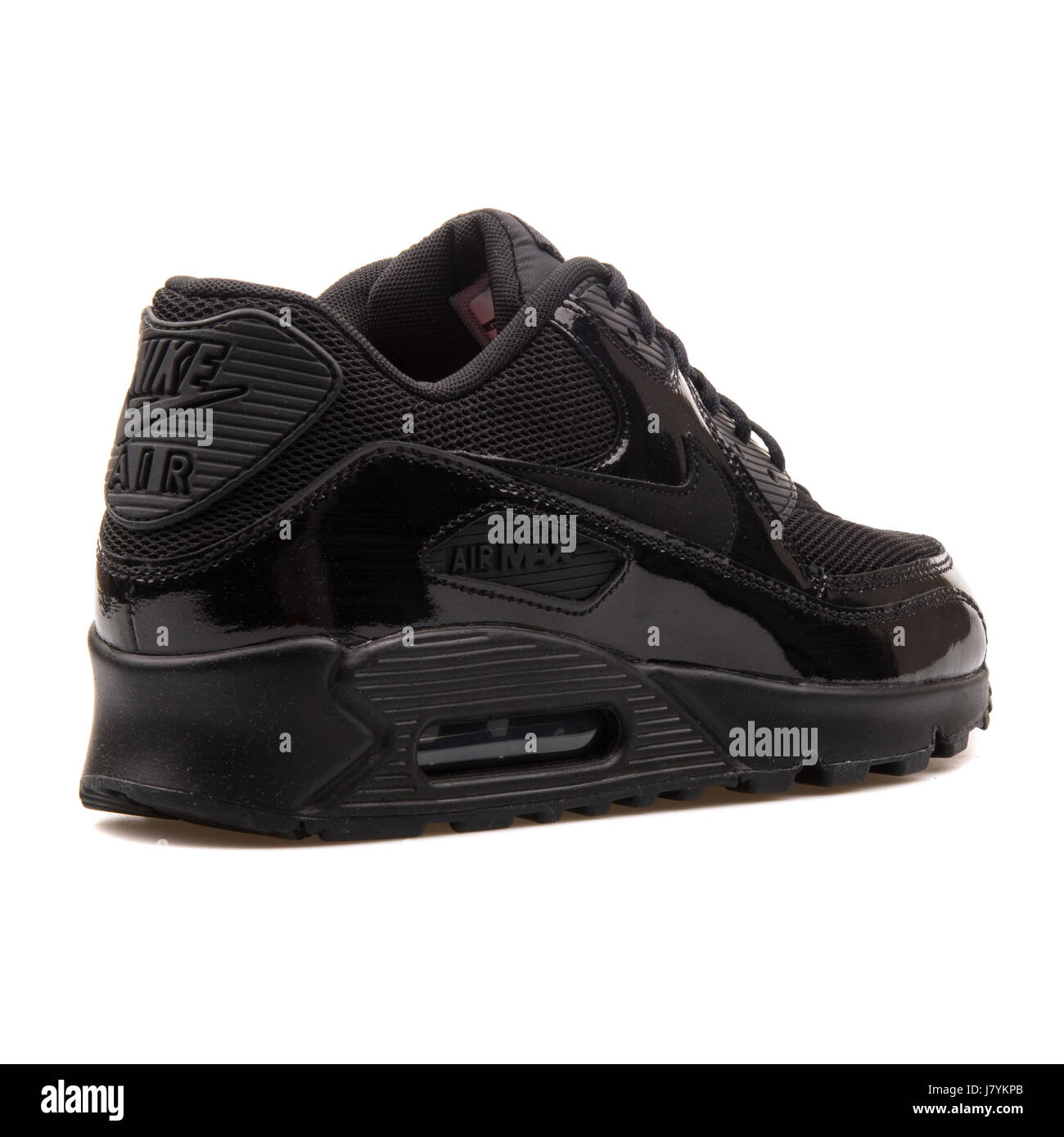 WMNS Nike Air Max 90 Premium Donna nera lucida Sneakers - 443817-002 Foto  stock - Alamy