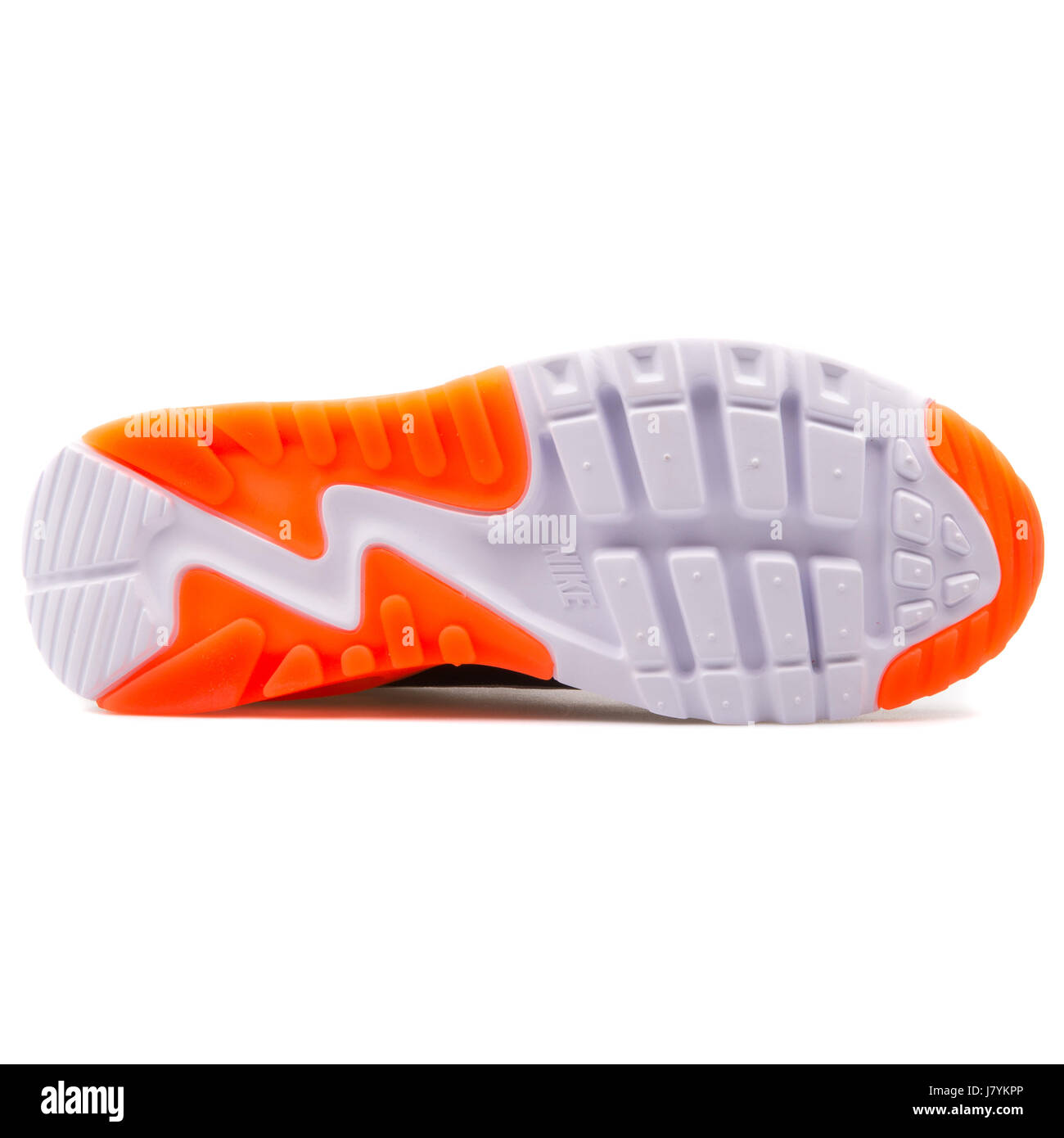 W Nike Air Max 90 Ultra BR donna grigio e arancione acceso Sneakers -  725061-001 Foto stock - Alamy