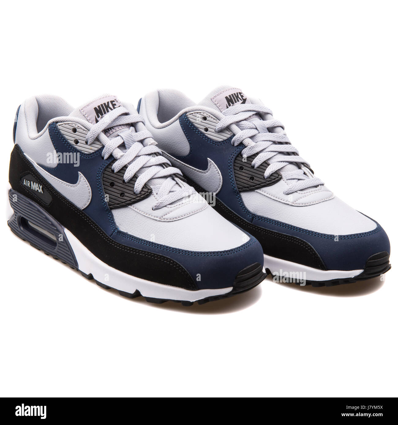 Nike Air Max 90 LTR Grigio Blu Navy uomini Sport Sneakers - 652980-011 Foto  stock - Alamy