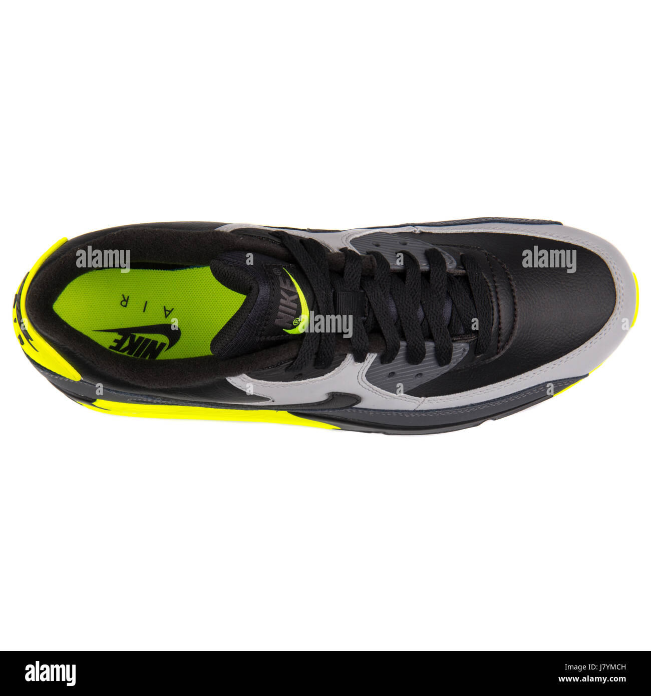 Nike Air Max 90 LTR grigio nero e giallo uomini Sport Sneakers - 652980-007  Foto stock - Alamy