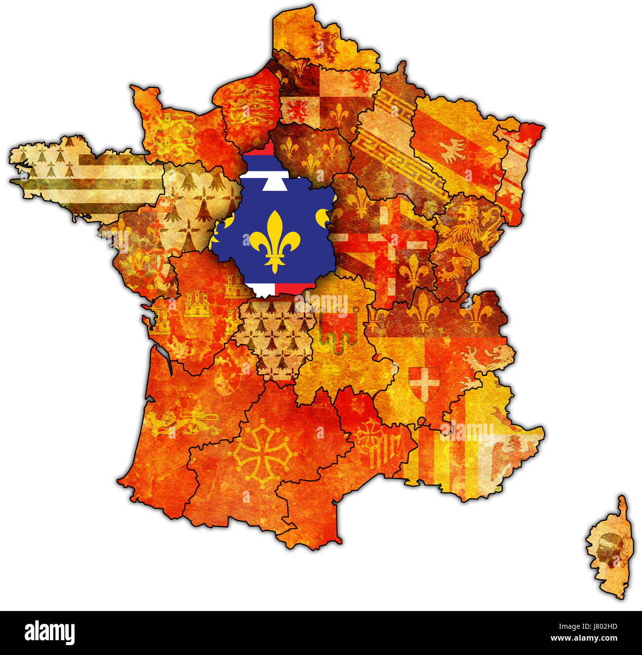 Bandiera Dordogna 90x60 Cm – Bandiera Dipartimento Francese 24 – Alta Qualità Per Interni/Esterni – AZ FLAG