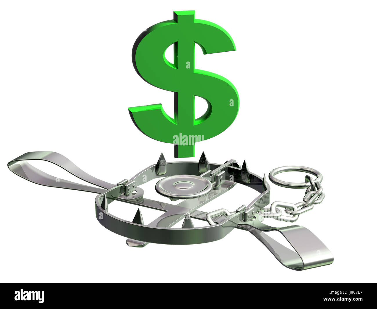 Dollaro di dollari metallo valuta i rapporti aziendali trattare transazioni aziendali Foto Stock