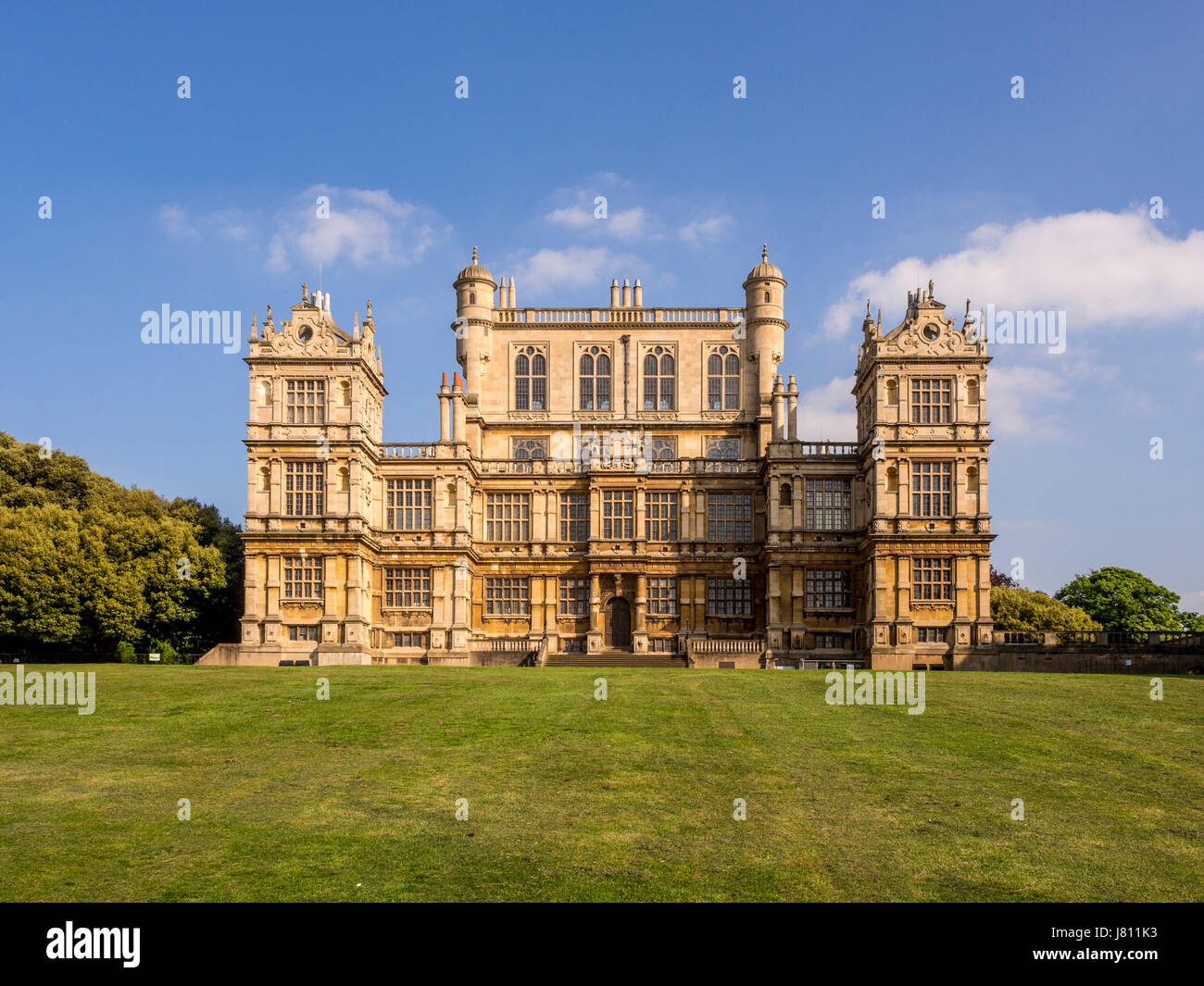 Wollaton Hall, Wollaton Park, Nottingham, Regno Unito. Foto Stock