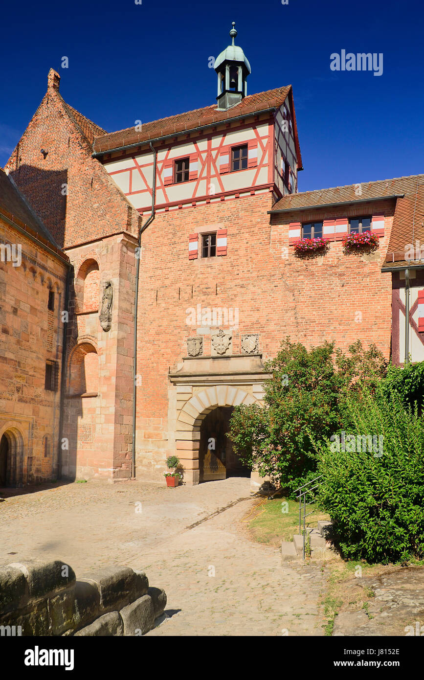 In Germania, in Baviera, Norimberga, Kaiserburg o castello imperiale Foto Stock
