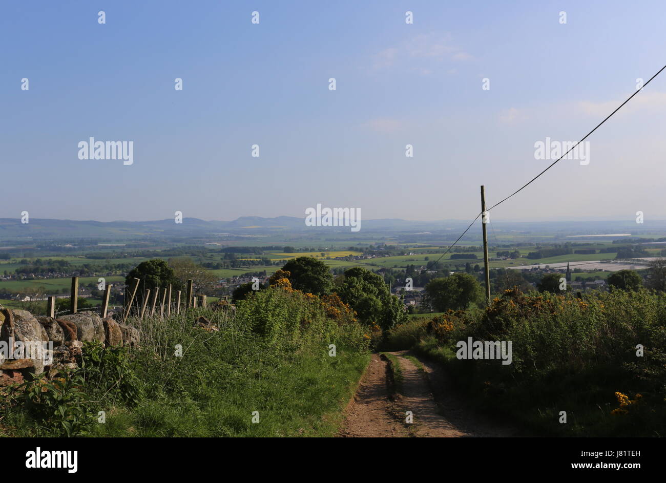 Cateran sentiero per alyth scozia maggio 2017 Foto Stock