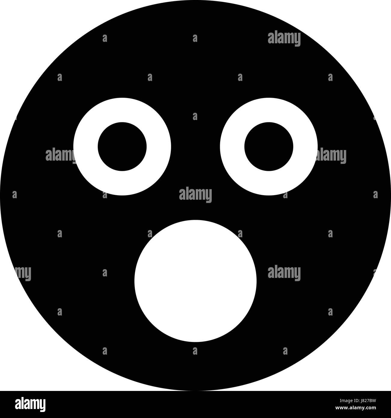 emoji scioccato Illustrazione Vettoriale