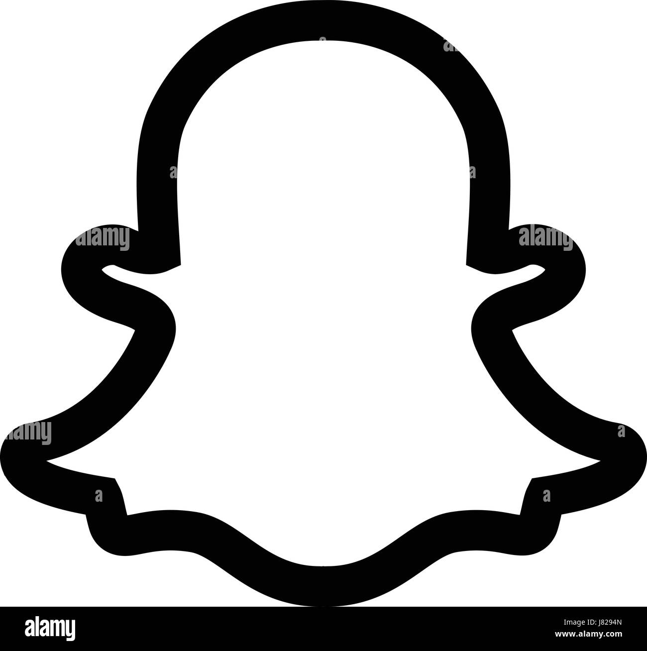 Snapchat Illustrazione Vettoriale