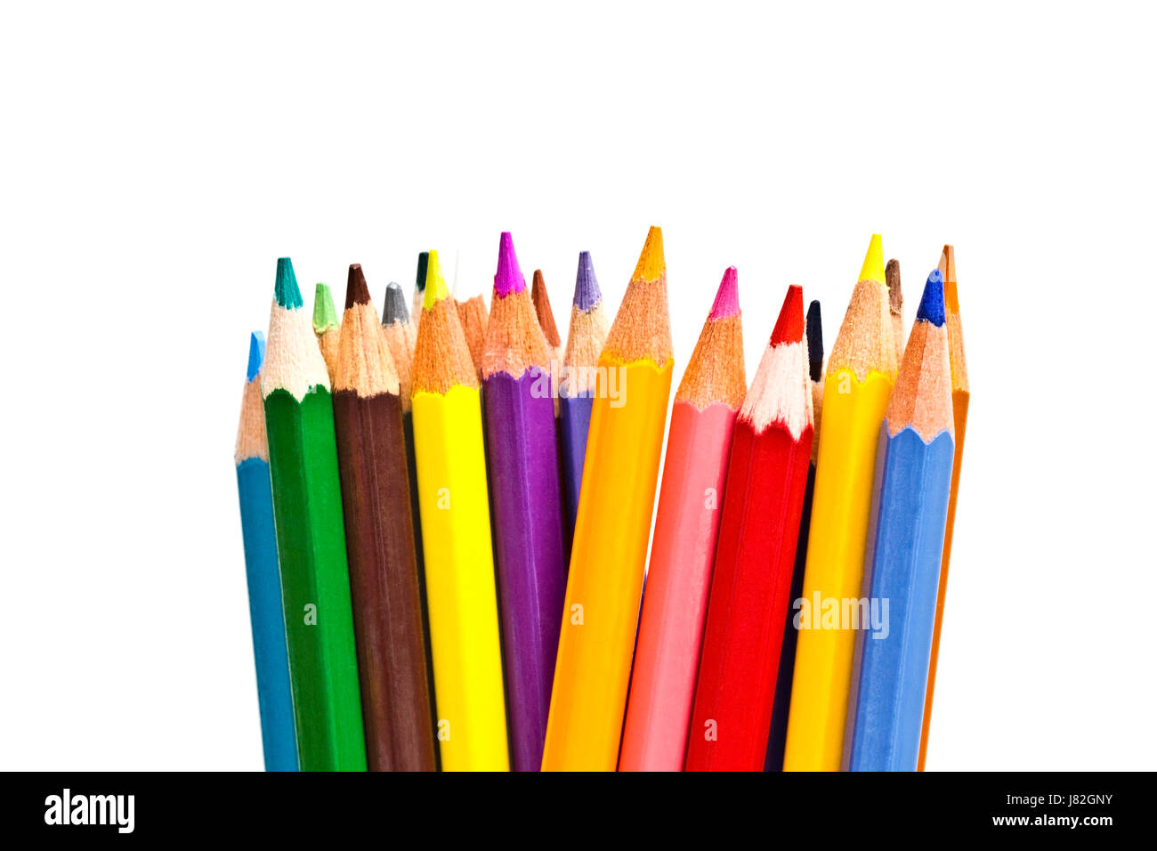 Colore primo piano colore scuola colorato istituzione educative educational Foto Stock