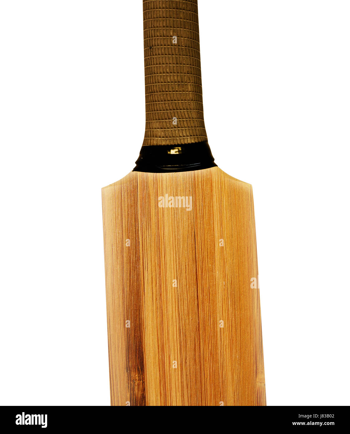 Disco tradizionali bat in legno pesante vecchio cricket willow oggetti dettaglio sport Foto Stock