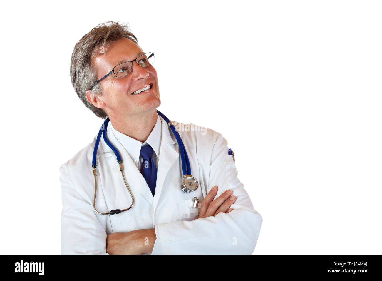 Medico medico medico medico look practicioner sguardo vedi vista guardando Foto Stock