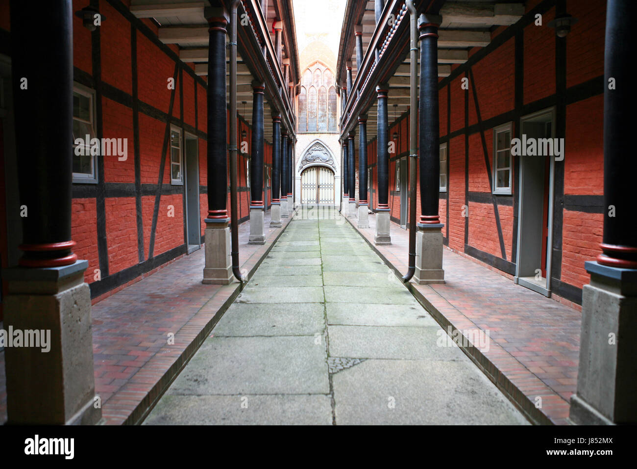 Protezione storico di edifici storici e monumenti Germania tedesco Foto Stock