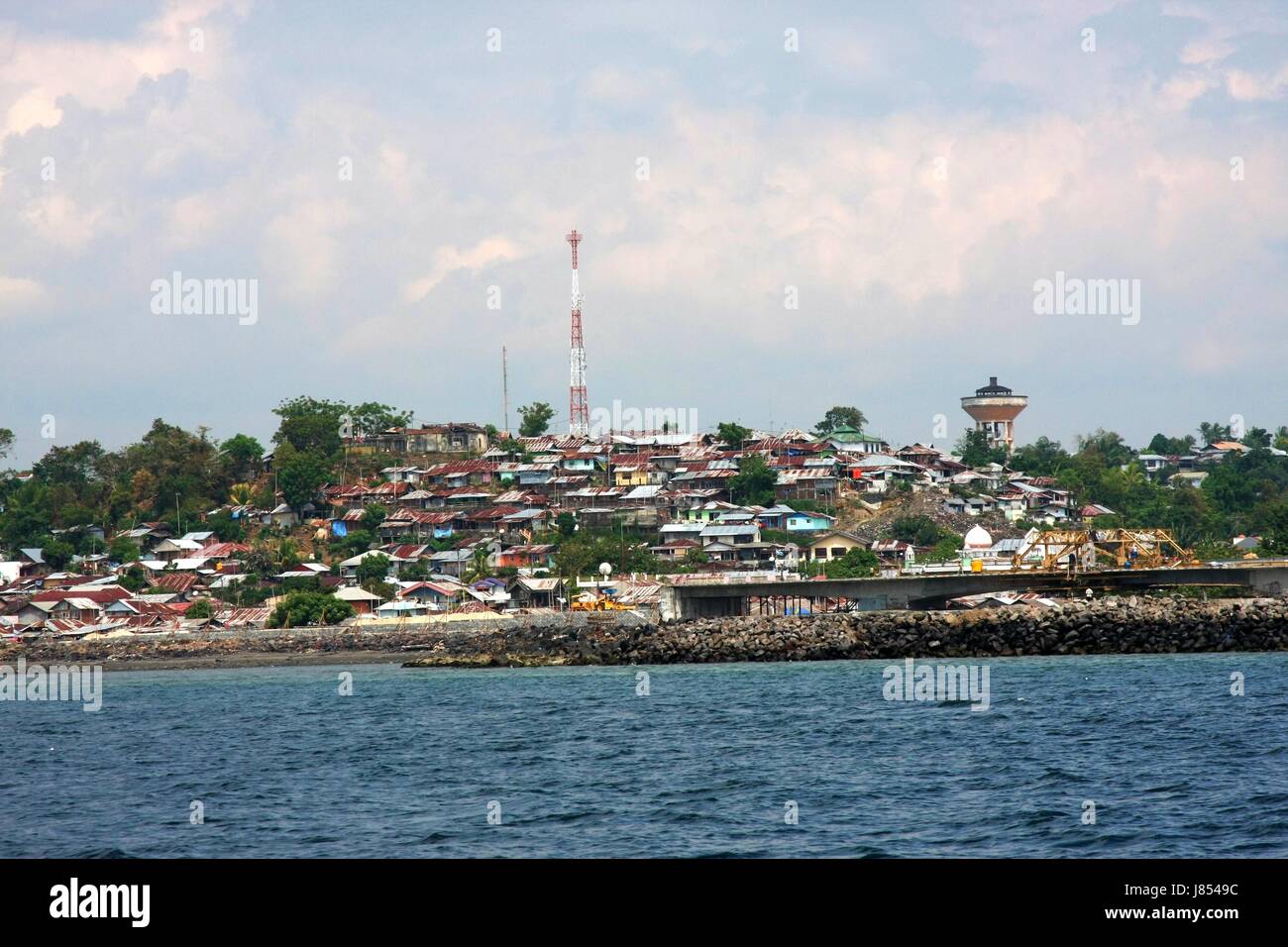 Asia indonesia costa povero miserabile indigente impoverito unpropertied bisognosi Foto Stock