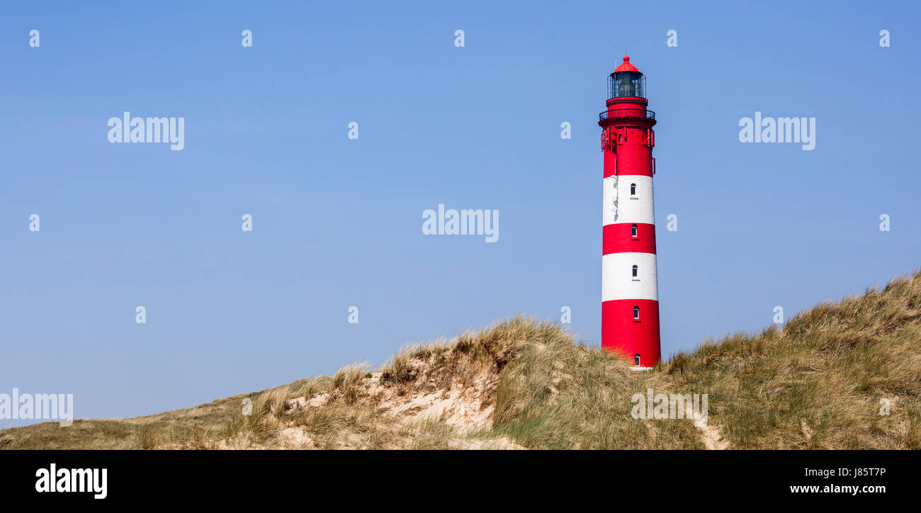 Faro, Amrum, Nord Isole Frisone, Schleswig-Holstein, Germania Foto Stock