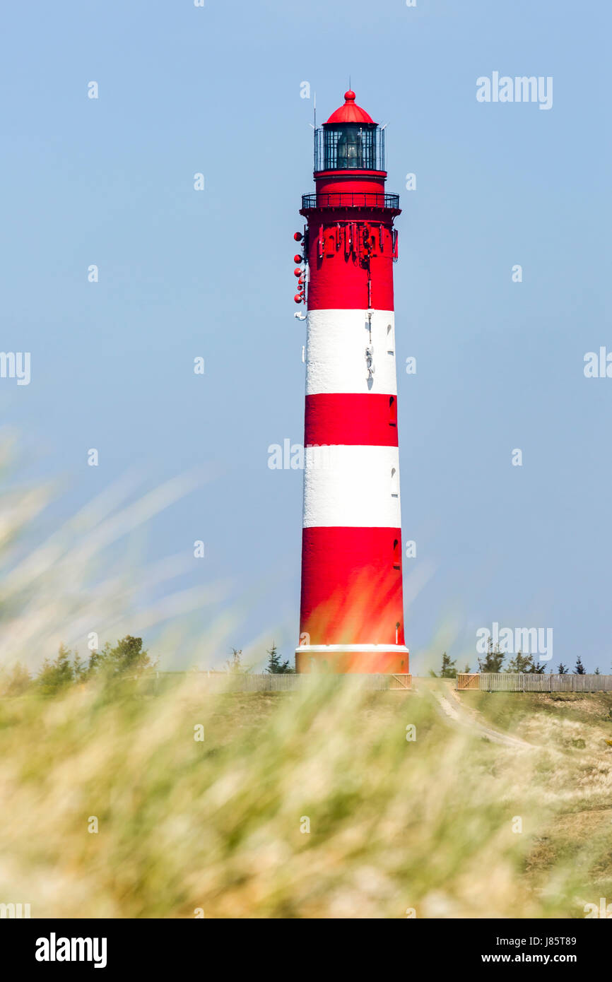 Faro, Amrum, Nord Isole Frisone, Schleswig-Holstein, Germania Foto Stock