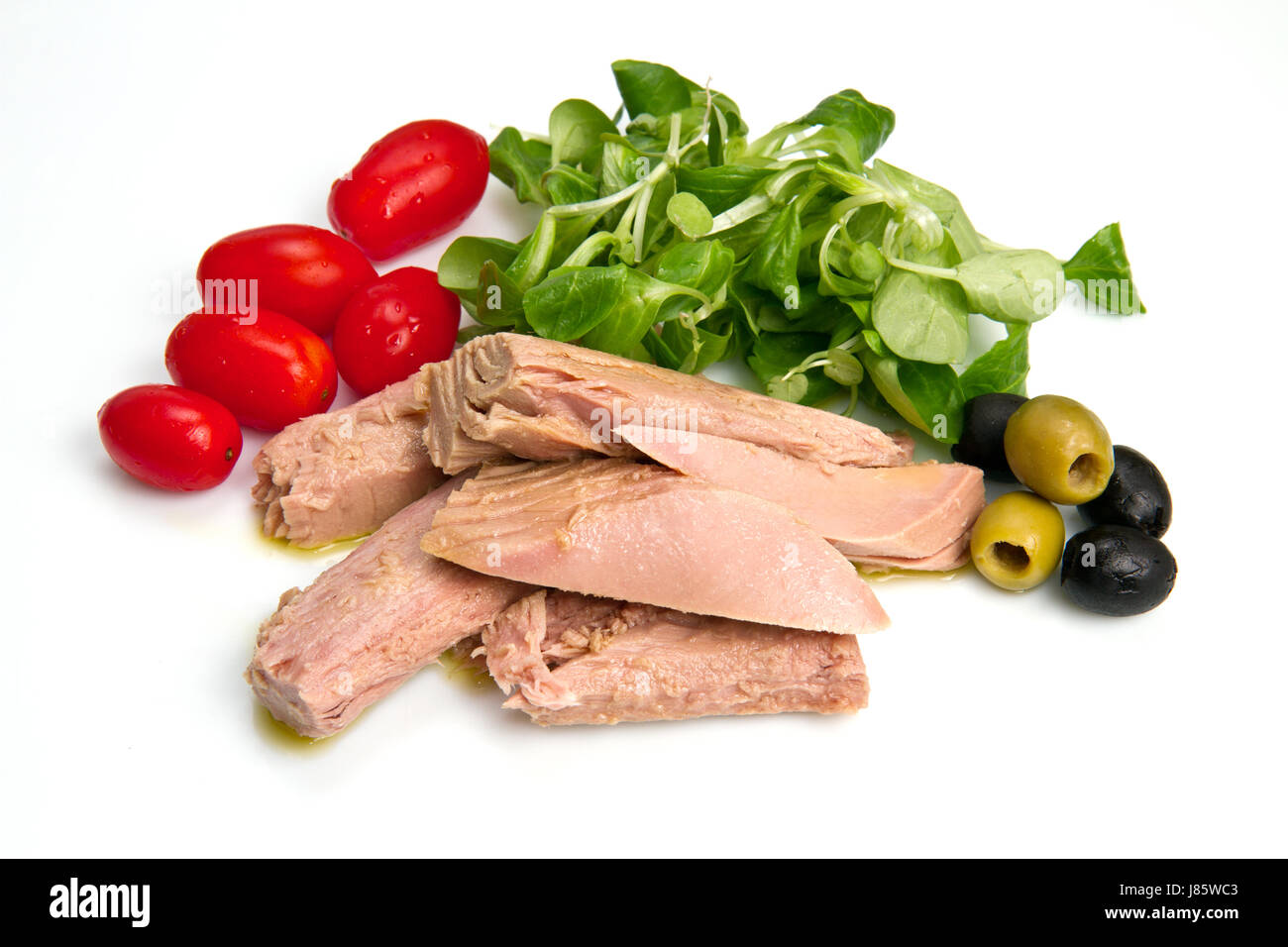 Il cibo del ristorante aliment sale salute foglia Vitamine Vitamine verde acqua della fame Foto Stock
