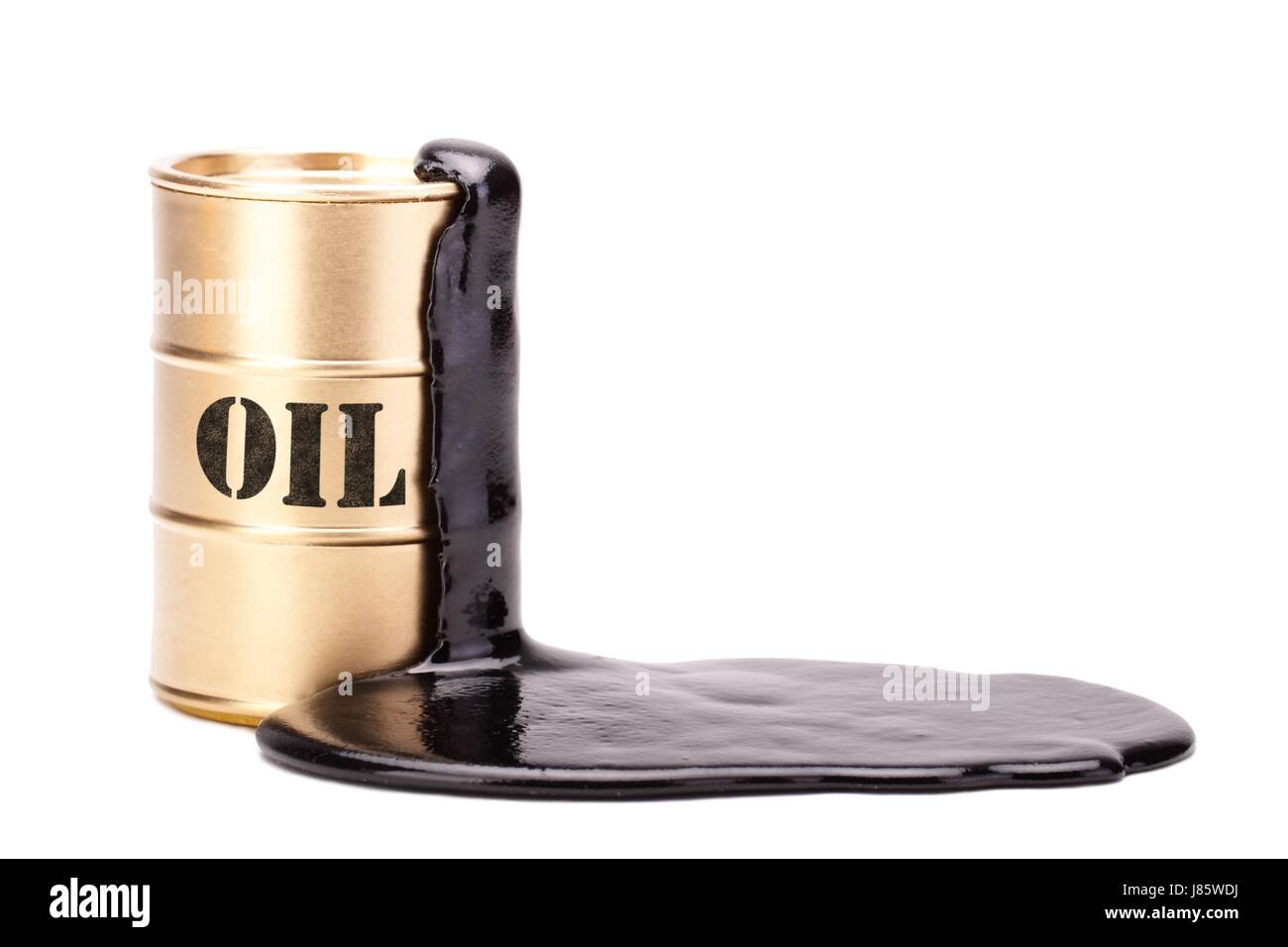 Barile di petrolio gold 1 Foto Stock