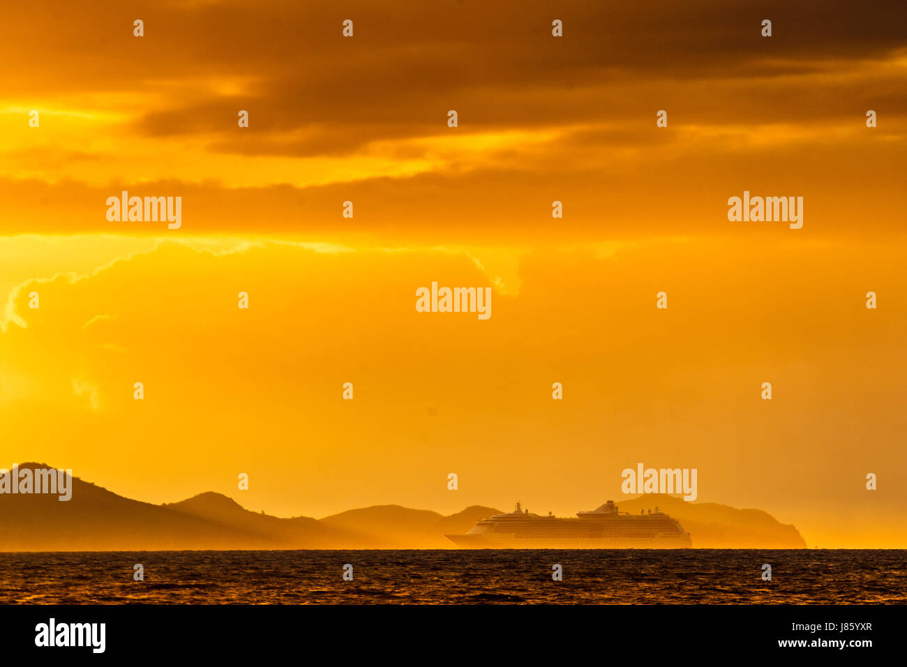 Sunrise Tortola Island , BVI Foto Stock