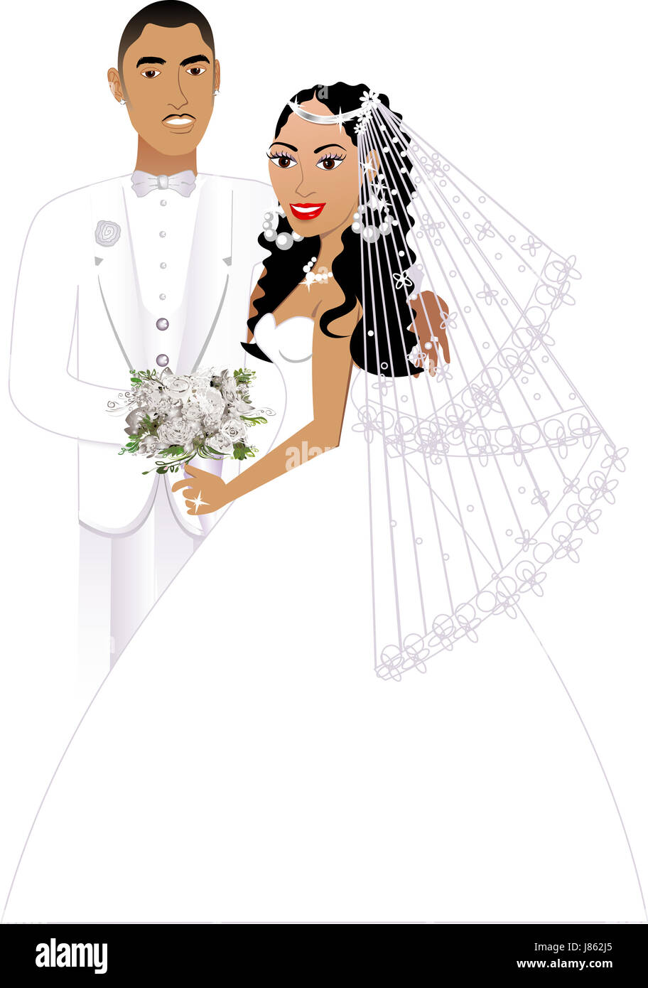 Donna Bella beauteously gentile signora ritratto femminile matrimonio matrimonio matrimonio Foto Stock