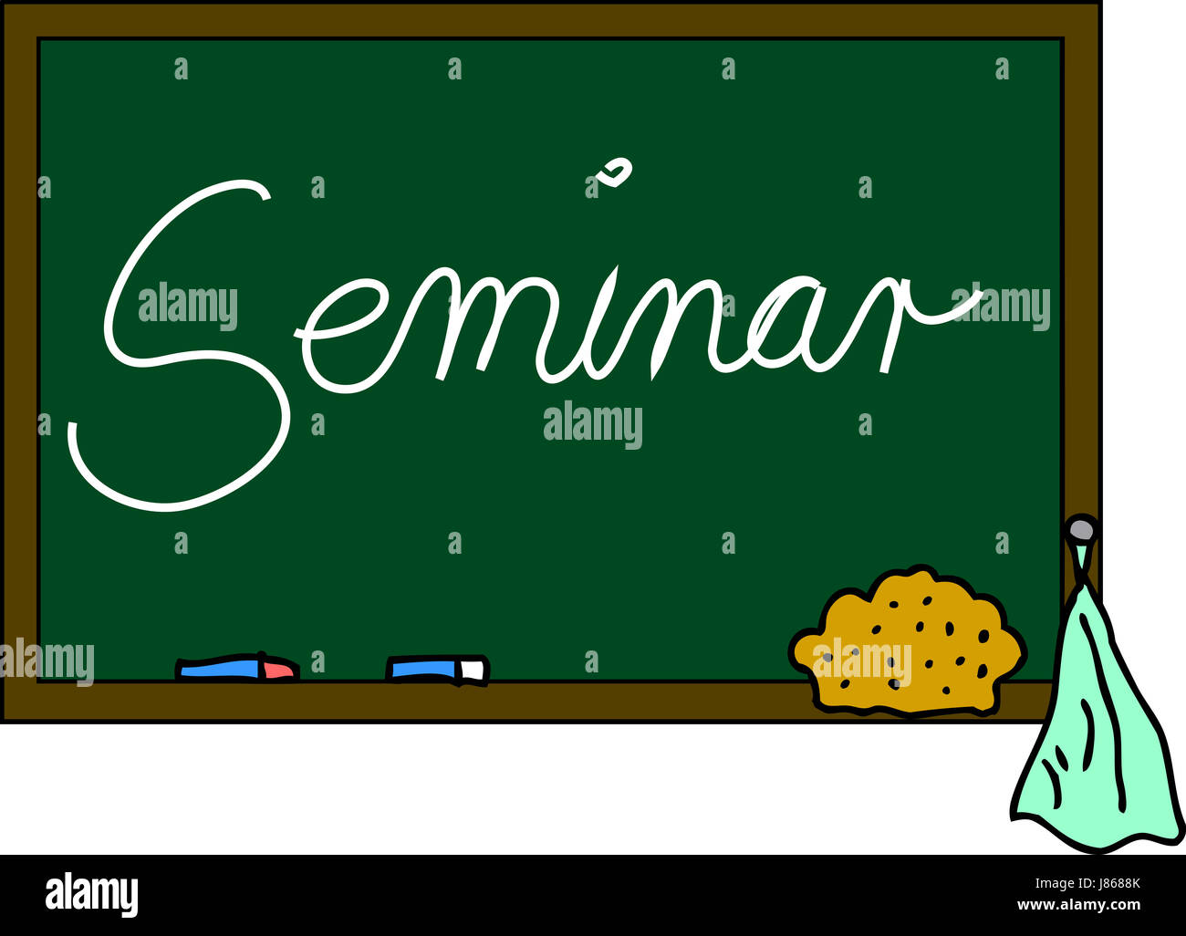 Seminario, bordo, istruzione, la parola, la scrittura, font tipografici, rapporti aziendali, Foto Stock