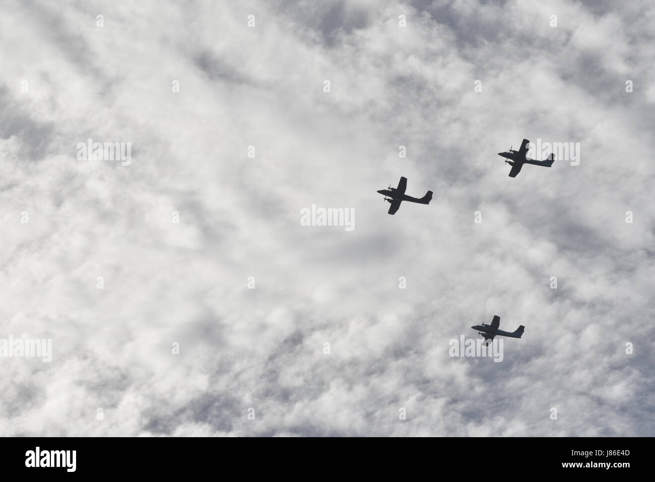 Buenos Aires, Argentina - 27 Maggio 2017: FMA IA 58 Pucara argentino della Air Force durante le celebrazioni della 207th anniversario della Rivoluzione di Maggio a Buenos Aires. Foto Stock