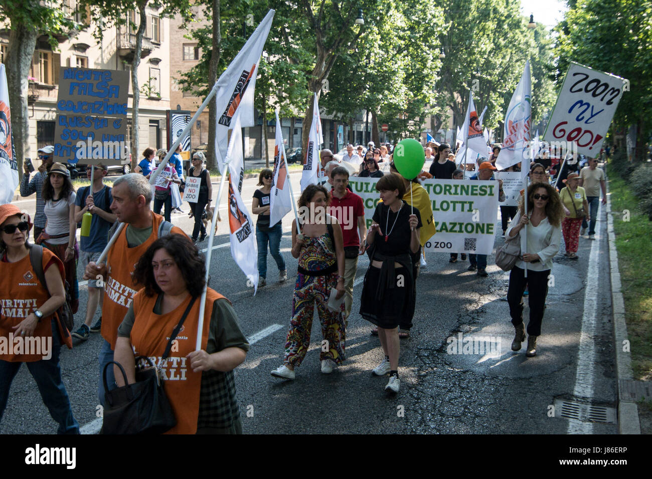 27 maggio 2017 - Torino, Piemonte - Torino,Italy-May 27, 2017: naturalistica nazionale nessuno zoo mostra a Torino, Italia - ..COME PER LA LICENZA PER QUESTA IMMAGINE: si prega di contattarci via e-mail a sales@xianpix.com o chiamate il numero +44 (0)207 1939846 per prezzi e condizioni del diritto d'autore. Primo utilizzo solo ,solo uso editoriale, tutti repros pagabile, No Archiviazione.Â©risveglio/Xianpix (credito Immagine: © Stefano Guidi via ZUMA filo) Foto Stock