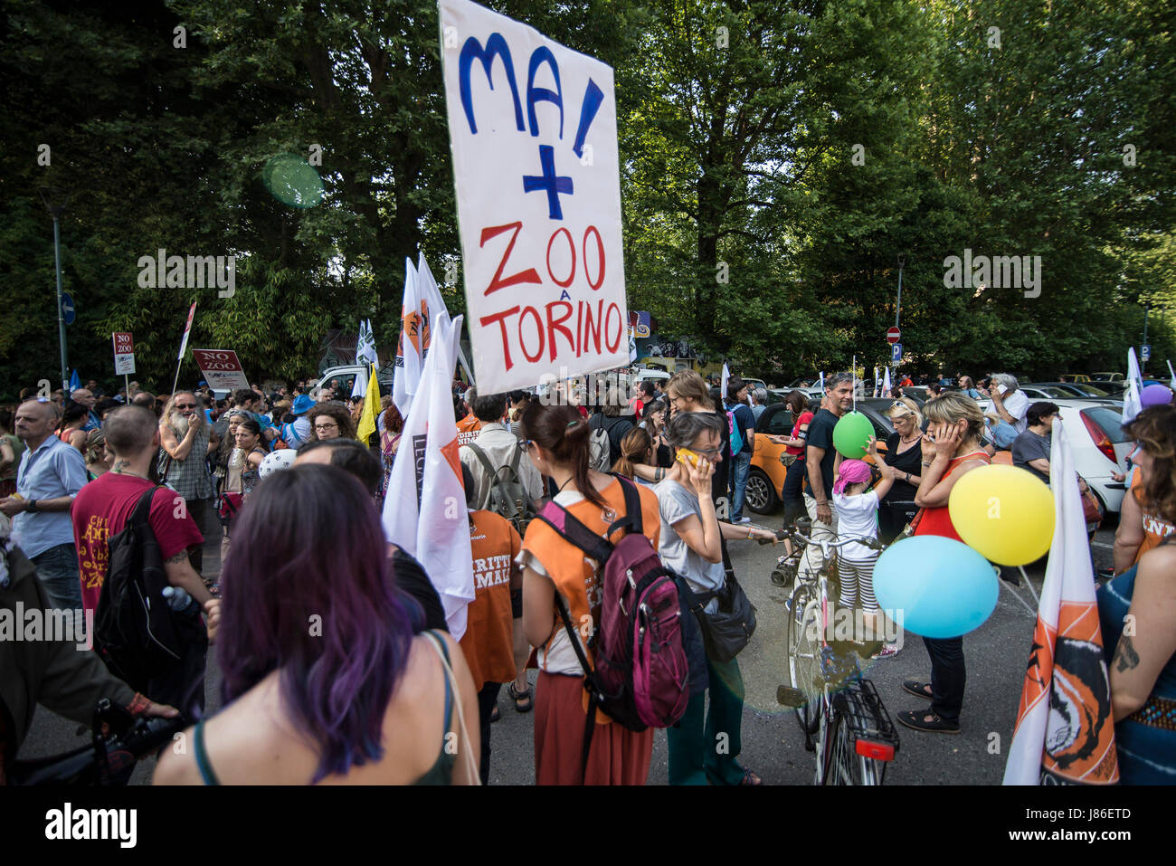 27 maggio 2017 - Torino, Piemonte - Torino,Italy-May 27, 2017: naturalistica nazionale nessuno zoo mostra a Torino, Italia - ..COME PER LA LICENZA PER QUESTA IMMAGINE: si prega di contattarci via e-mail a sales@xianpix.com o chiamate il numero +44 (0)207 1939846 per prezzi e condizioni del diritto d'autore. Primo utilizzo solo ,solo uso editoriale, tutti repros pagabile, No Archiviazione.Â©risveglio/Xianpix (credito Immagine: © Stefano Guidi via ZUMA filo) Foto Stock