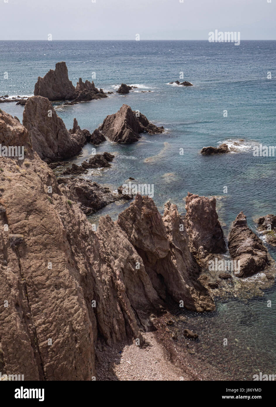 Las Sirenas nel Cabo de Gata-Nijar parco naturale, prendere in Almeria, Andalusia, sud-est della Spagna Foto Stock