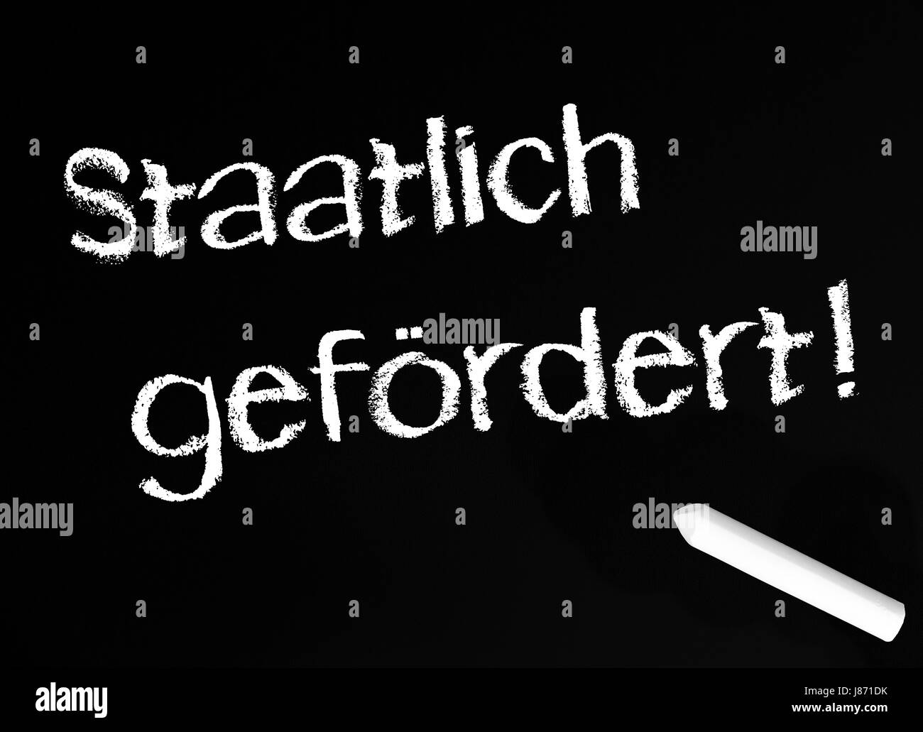 finanziati dallo stato! Foto Stock