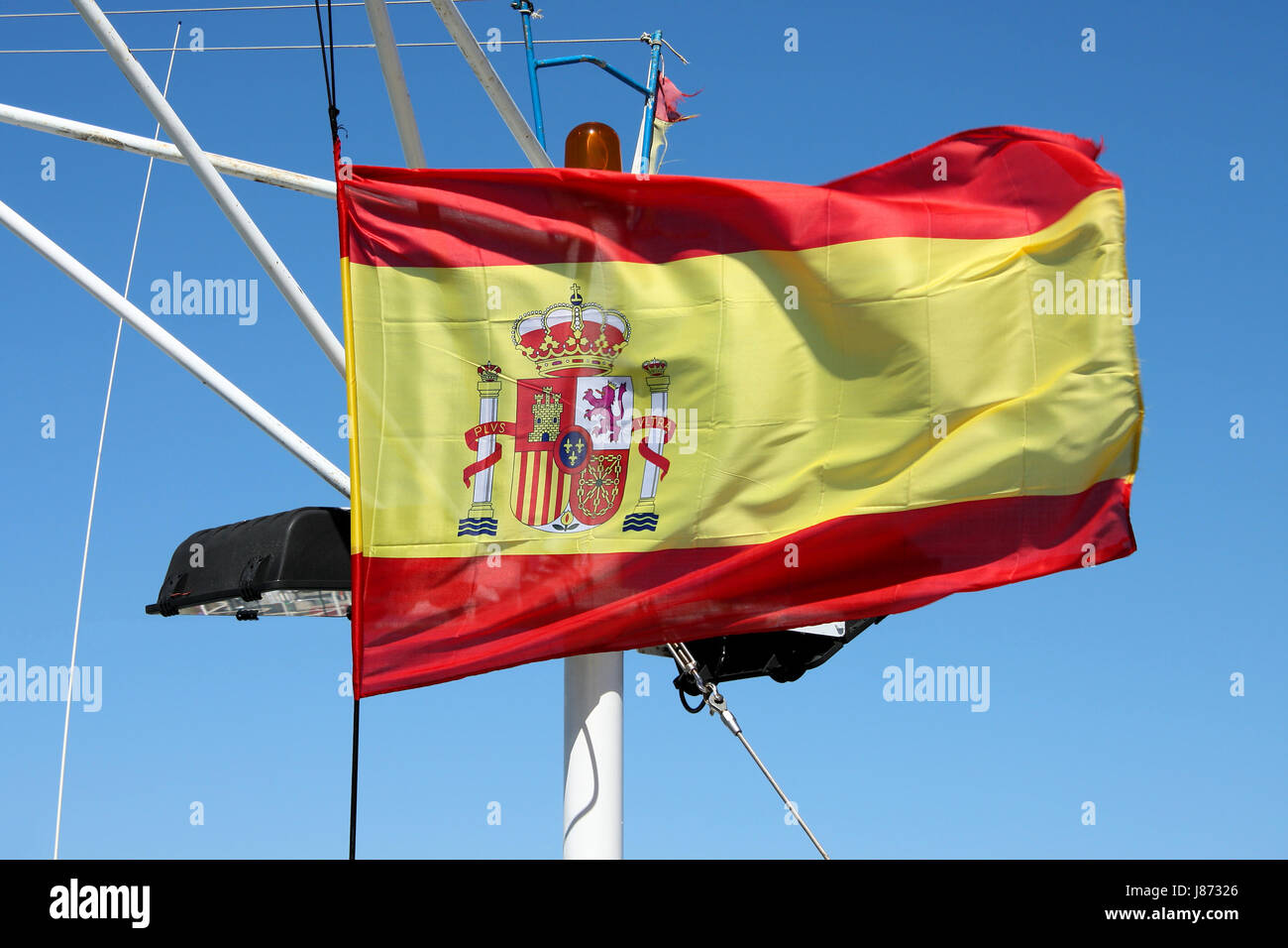 bandiera della nave Foto Stock