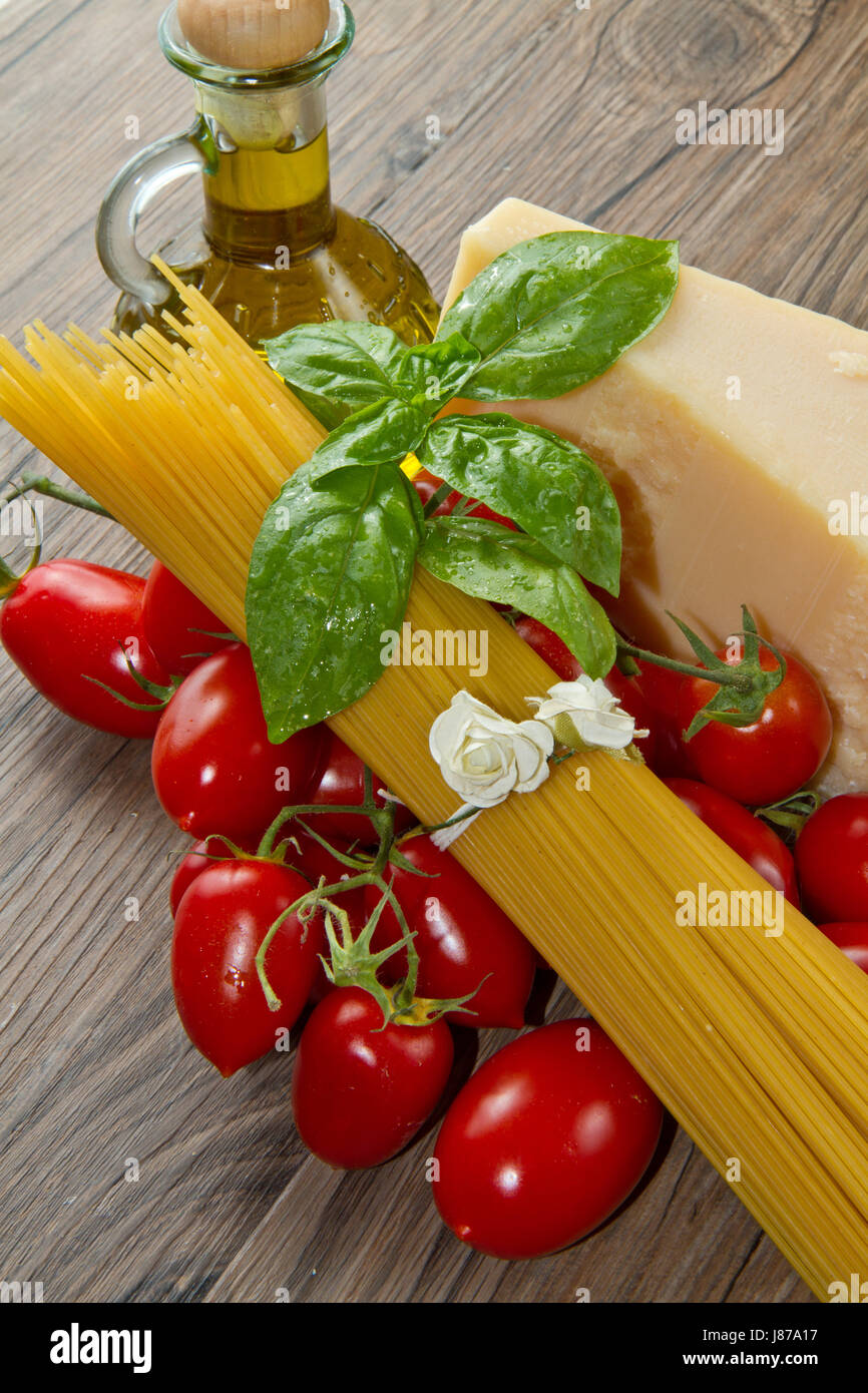 Ristorante, cibo, aliment, legno, cucina, spaghetti, salsa, dieta, Foto Stock