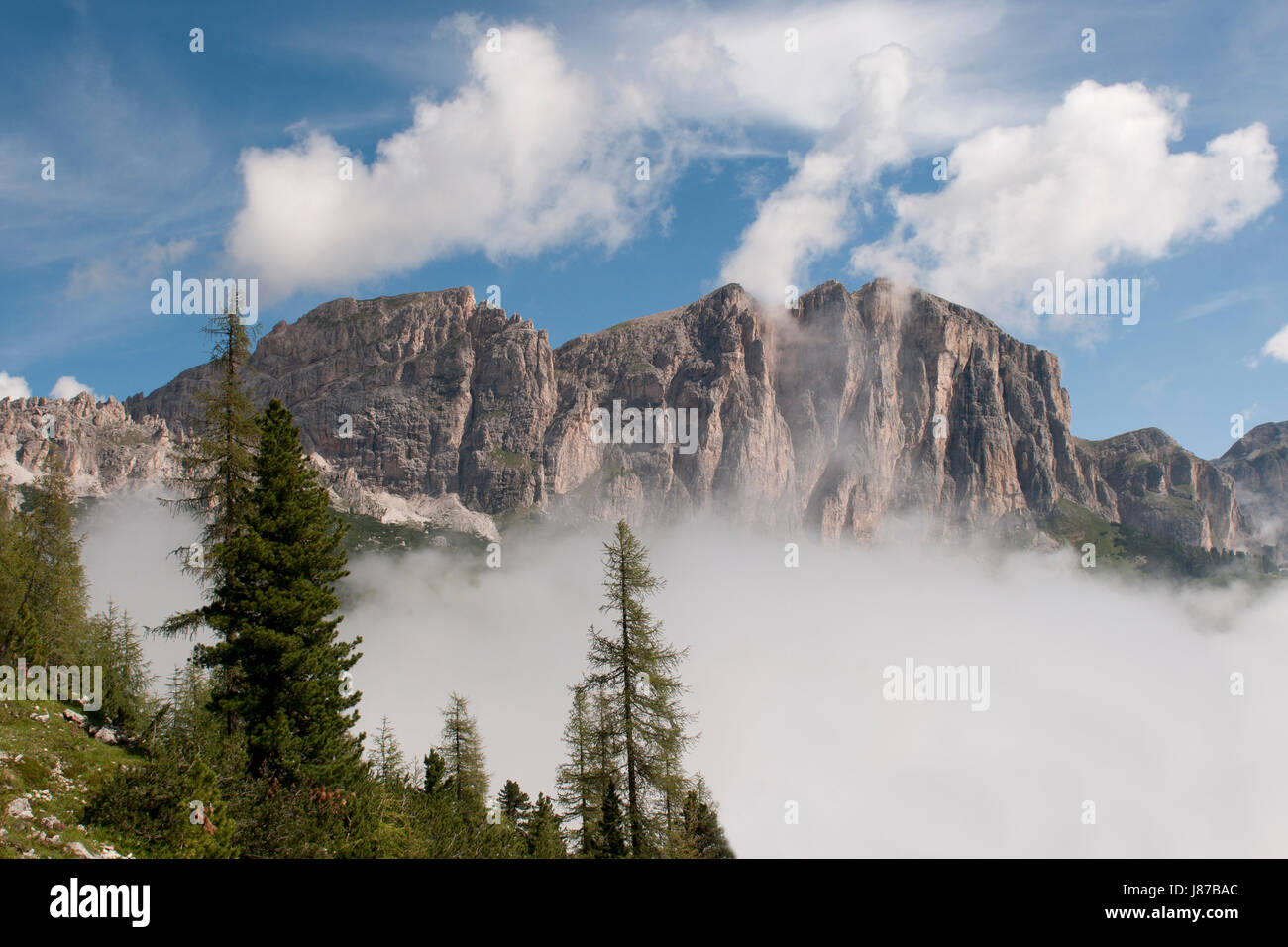 Le montagne delle Dolomiti, escursione, fare escursioni, escursione, alto adige, montagna, migrazione Foto Stock