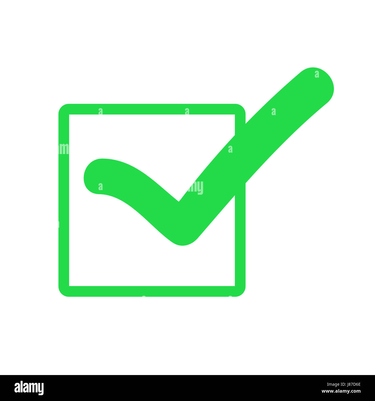 Ok, gancio, pulsante tick off, tick, inoltre, sì, ok, isolato, opzionali Foto Stock