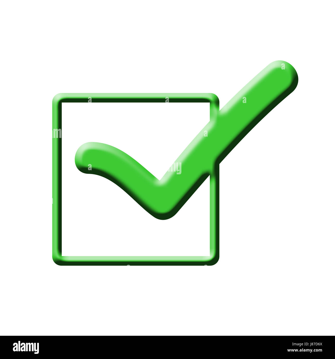 Ok, gancio, pulsante tick off, tick, inoltre, sì, ok, isolato, opzionali Foto Stock