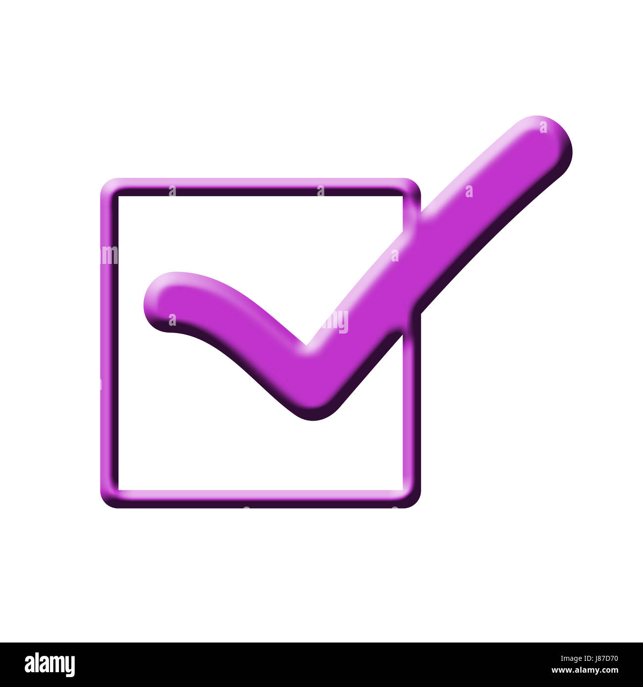 Ok, gancio, pulsante tick off, tick, inoltre, sì, ok, isolato, opzionali Foto Stock