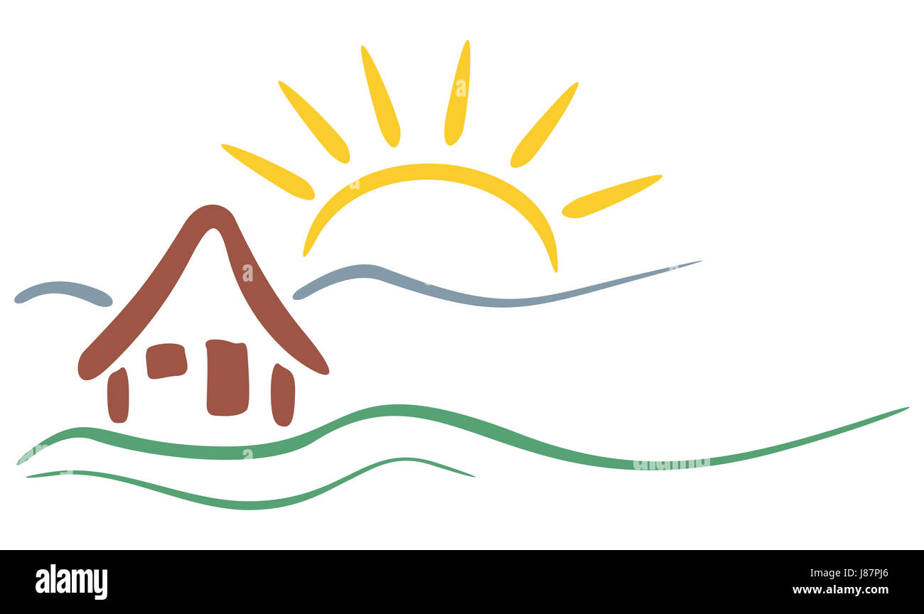 Casa, costruendo, viaggi, costruire, eco, ambiente, ambiente, arte, isolato, Foto Stock